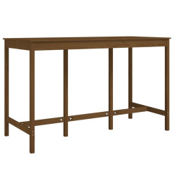 Table de bar Marron miel 180x80x110 cm Bois massif de pin