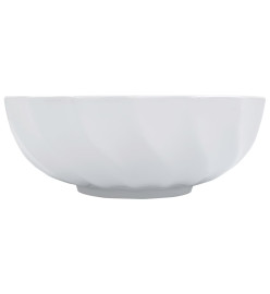 Lavabo 46x17 cm Céramique Blanc