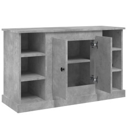 Buffet Gris béton 100x35,5x60 cm Bois d'ingénierie