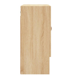 Armoire murale chêne sonoma 60x31x70 cm bois d'ingénierie