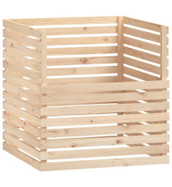 Composteur 100x100x102 cm Bois massif de pin