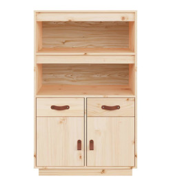 Buffet haut 67x40x108,5 cm Bois massif de pin