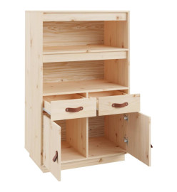 Buffet haut 67x40x108,5 cm Bois massif de pin