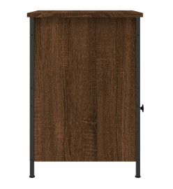 Table de chevet chêne marron 40x42x60 cm bois d'ingénierie