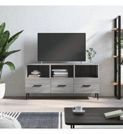 Meuble TV sonoma gris 102x36x50 cm bois d'ingénierie