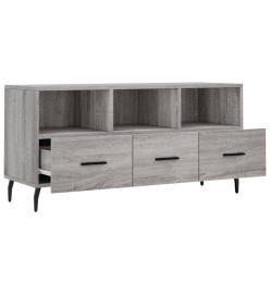 Meuble TV sonoma gris 102x36x50 cm bois d'ingénierie