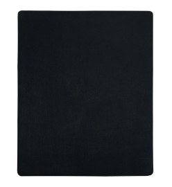 Draps-housses Jersey 2 pcs Noir 100x200 cm Coton