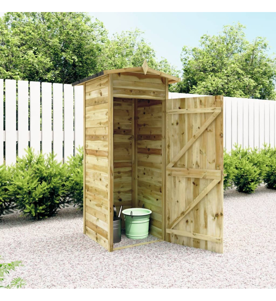 Abri de stockage pour jardin Pin Imprégné 100 x 100 x 210 cm