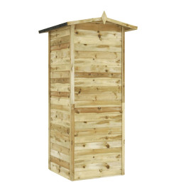 Abri de stockage pour jardin Pin Imprégné 100 x 100 x 210 cm