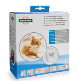 PetSafe Chatière magnétique à 4 voies Deluxe 400 Blanc