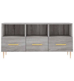 Meuble TV sonoma gris 102x36x50 cm bois d'ingénierie