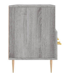 Meuble TV sonoma gris 102x36x50 cm bois d'ingénierie