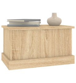 Boîte de rangement chêne sonoma 50x30x28 cm bois d'ingénierie