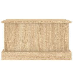 Boîte de rangement chêne sonoma 50x30x28 cm bois d'ingénierie