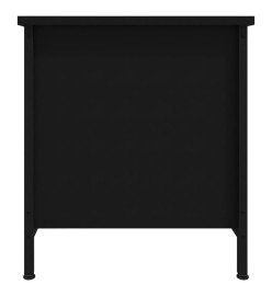 Meuble TV noir 100x40x45 cm bois d'ingénierie