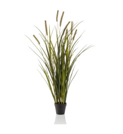 Emerald Herbe de quenouilles artificielle 100 cm en pot