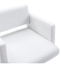 Chaise de salon Blanc Similicuir