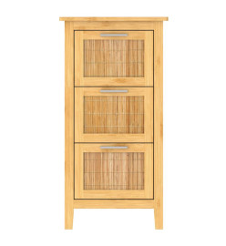 EISL Armoire de salle de bain avec 3 tiroirs Bambou 30x42x82 cm