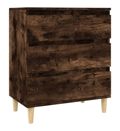 Buffet Chêne fumé 60x35x70 cm Bois d'ingénierie