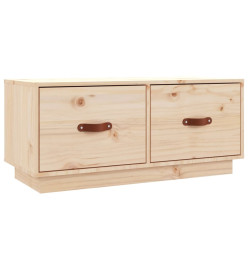 Meuble TV 80x34x35 cm Bois de pin massif