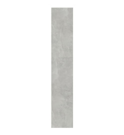 Bibliothèque/Séparateur de pièce Gris béton 100x30x166 cm