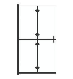 Paroi de douche pliable Verre ESG transparent 120x190 cm