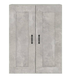 Armoire murale suspendue Gris béton 69,5x32,5x90 cm