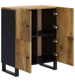 Buffet avec 4 portes 60x33x75 cm bois massif de manguier