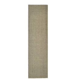 Tapis Sisal naturel 80x300 cm Taupe