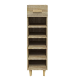 Armoire à chaussures Chêne Sonoma 30x35x105cm Bois d'ingénierie