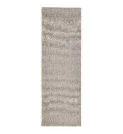 Tapis Sisal naturel 66x200 cm Sableux