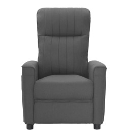 Fauteuil de massage Gris foncé Tissu