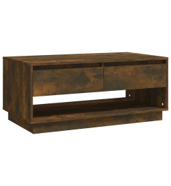 Table basse Chêne fumé 102,5x55x44 cm Aggloméré