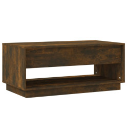 Table basse Chêne fumé 102,5x55x44 cm Aggloméré