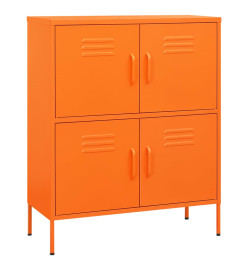 Armoire de rangement Orange 80x35x101,5 cm Acier