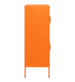 Armoire de rangement Orange 80x35x101,5 cm Acier