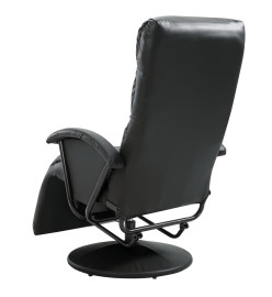 Fauteuil inclinable TV Noir Similicuir