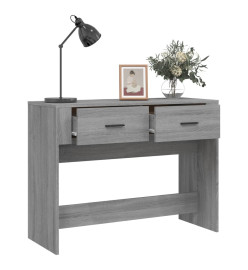 Table console Sonoma gris 100x39x75 cm Bois d'ingénierie