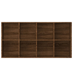 Bibliothèque/Buffet Chêne marron 66x30x130 cm Bois d'ingénierie