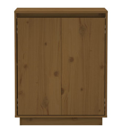 Buffet Marron miel 60x34x75 cm Bois massif de pin