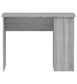 Bureau sonoma gris 100x55x75 cm bois d'ingénierie