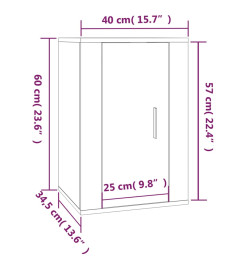 Ensemble de meubles TV 5 pcs Sonoma gris Bois d'ingénierie