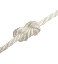 Corde de travail Blanc 10 mm 250 m polypropylène