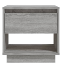 Tables de chevet 2 pcs Sonoma gris 45x34x44 cm Aggloméré