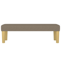 Banc Taupe 100x30x30 cm Tissu