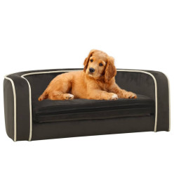 Canapé pliable pour chien Gris foncé 73x67x26cm Coussin lavable