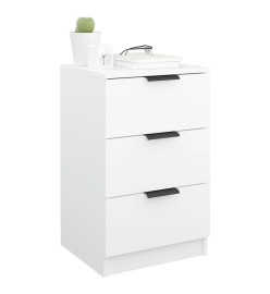 Tables de chevet 2 pcs Blanc 40x36x65 cm