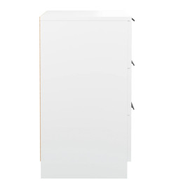 Tables de chevet 2 pcs Blanc 40x36x65 cm