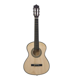 Ensemble de guitare classique débutants et enfants 8pcs 1/2 34"