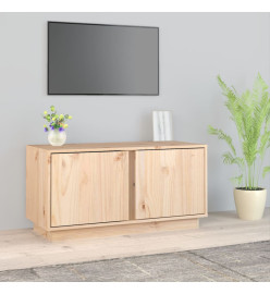 Meuble TV 80x35x40,5 cm Bois de pin massif